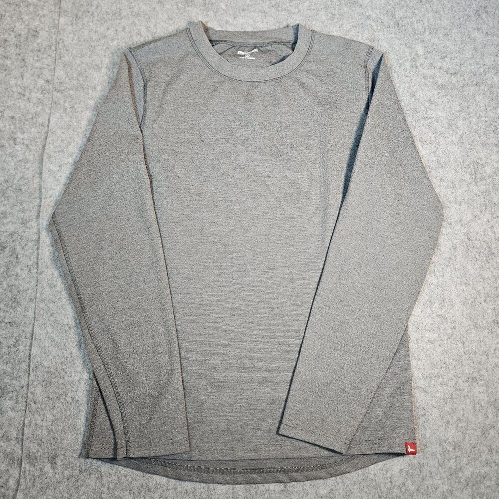 Kombi Mens Gray Base Layer Thermal Outdoor Work Long Sleeve‎ Shirt Size XL